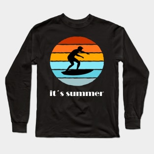 Surfing girl is the best windsurfing Long Sleeve T-Shirt